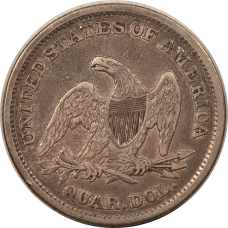 Liberty Seated Quarters 1839 SEATED LIBERTY QUARTER, NO DRAPERY – HIGH GRADE CIRCULATED EXAMPLE!