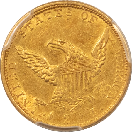 $2.50 1839-O $2.50 CLASSIC HEAD GOLD QUARTER EAGLE PCGS AU-50, RARE & PREMIUM QUALITY!