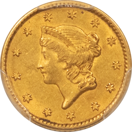 $1 1850 TYPE 1 $1 GOLD DOLLAR – PCGS AU-55