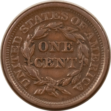 Braided Hair Large Cents 1851 BRAIDED HAIR LARGE CENT – XF DETAIL W/ SMALL AREA OF CORROSION OBV @ 4:00