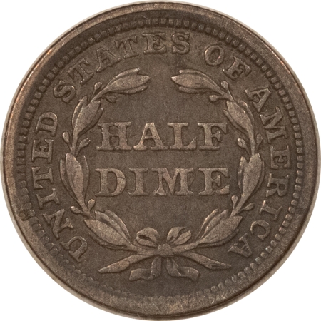 Liberty Seated Half Dimes 1855 LIBERTY SEATED HALF DIME, ARROWS – HIGH GRADE CIRCULATED EXAMPLE!