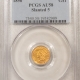 $3 1857 $3 GOLD PRINCESS – PCGS AU-55, FLASHY & TOUGH!