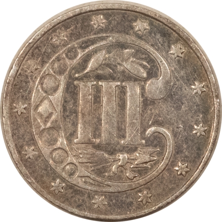 New Store Items 1859 TYPE 3 THREE CENT SILVER – HIGH GRADE CIRCULATED EXAMPLE! SM OBV RIM NICK!