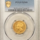 $2.50 1914-D $2.50 INDIAN GOLD QUARTER EAGLE – PCGS MS-61, OLD GREEN HOLDER & PQ++!