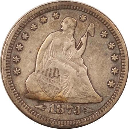 Liberty Seated Quarters 1873 SEATED LIBERTY QUARTER, ARROWS – HIGH GRADE EXAMPLE!