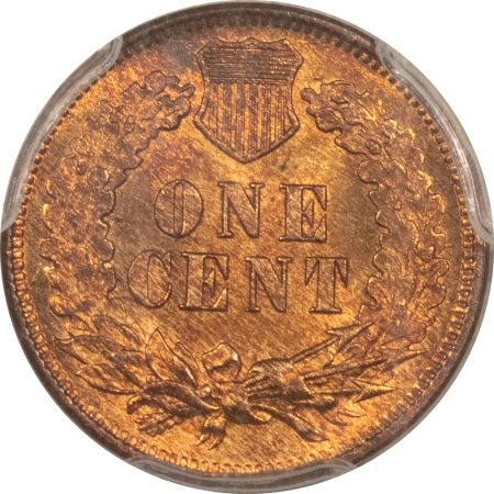 CAC Approved Coins 1874 INDIAN CENT – PCGS MS-66 RB, CAC APPROVED! PREMIUM QUALITY & AMAZING!