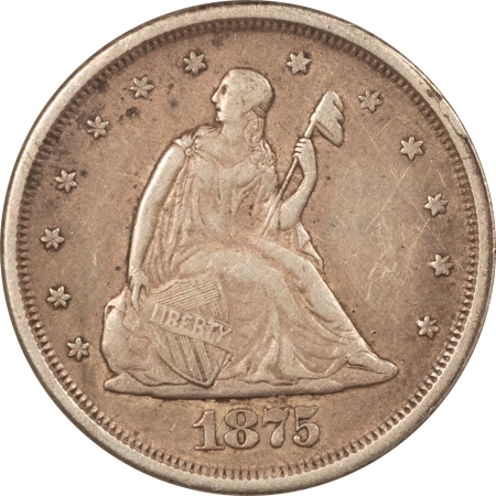 New Store Items 1875-S TWENTY CENT PIECE – HIGH GRADE CIRCULATED EXAMPLE!