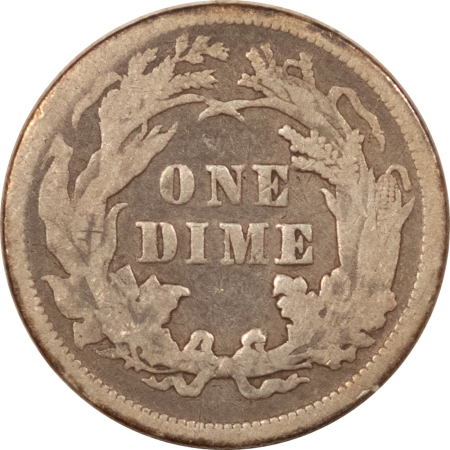 Liberty Seated Dimes 1877 SEATED LIBERTY DIME, ARROWS AT DATE REMOVED – PLEASING CIRCULATED EXAMPLE!