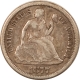 Liberty Seated Dimes 1877 SEATED LIBERTY DIME, ARROWS AT DATE REMOVED – PLEASING CIRCULATED EXAMPLE!