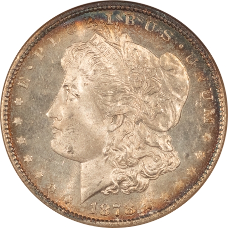 Morgan Dollars 1878 7TF $1 MORGAN DOLLAR, REVERSE OF 1878 NGC MS-64 PL, PROOFLIKE, FATTIE, PQ!