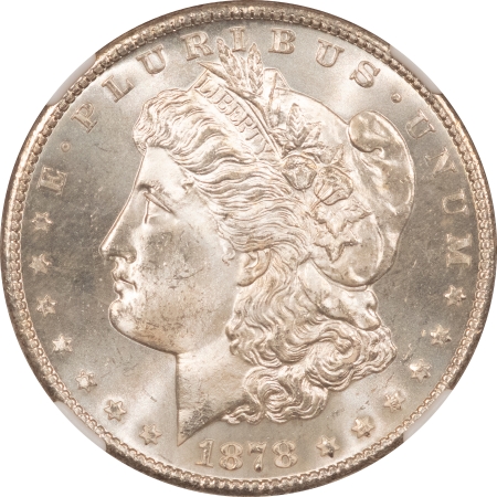 Morgan Dollars 1878-S $1 MORGAN DOLLAR – NGC MS-65, BLAST WHITE, #6961751002