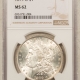 Morgan Dollars 1878-S $1 MORGAN DOLLAR – NGC MS-65, BLAST WHITE, #6961751002