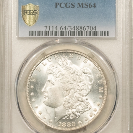 Morgan Dollars 1880-O $1 MORGAN DOLLAR – PCGS MS-64, #34886704