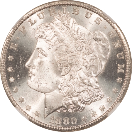 Morgan Dollars 1880-S $1 MORGAN DOLLAR – NGC MS-65+, BLAST WHITE PQ GEM! #6961751005