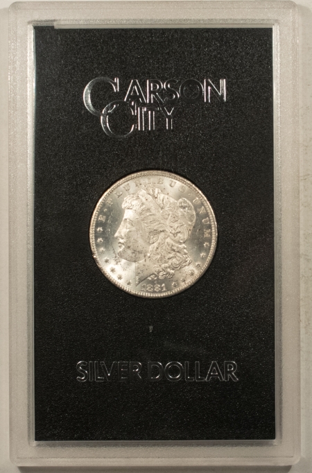 Morgan Dollars 1881-CC $1 MORGAN DOLLAR GSA – UNCIRCULATED WITH BOX AND COA! CARSON CITY!