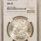 Morgan Dollars 1883-O $1 MORGAN DOLLAR – NGC MS-66, FRESH WHITE & PQ! #6961751008