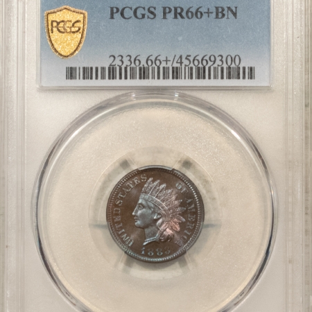 Indian 1883 PROOF INDIAN CENT – PCGS PR-66+ BN, GORGEOUS!