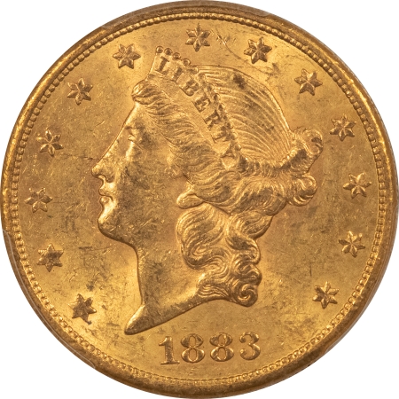 $20 1883-S $20 LIBERTY GOLD DOUBLE EAGLE – PCGS MS-61