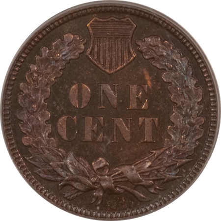 Indian 1884 PROOF INDIAN CENT – PCGS PR-64 BN, PRETTY BROWN PROOF!