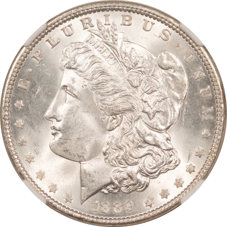 Morgan Dollars 1889 $1 MORGAN DOLLAR – NGC MS-64, PREMIUM QUALITY! #6961751014