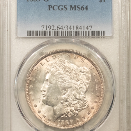 New Store Items 1889-O $1 MORGAN DOLLAR – PCGS MS-64, FLASHY, WELL STRUCK! #34184147