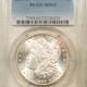 Morgan Dollars 1891 $1 MORGAN DOLLAR – PCGS MS-64, SMOOTH CHEEK, PREMIUM QUALITY! #34178454