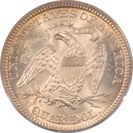 Liberty Seated Quarters 1891 SEATED LIBERTY QUARTER – PCGS MS-65, FRESH SATINY WHITE GEM, PQ!