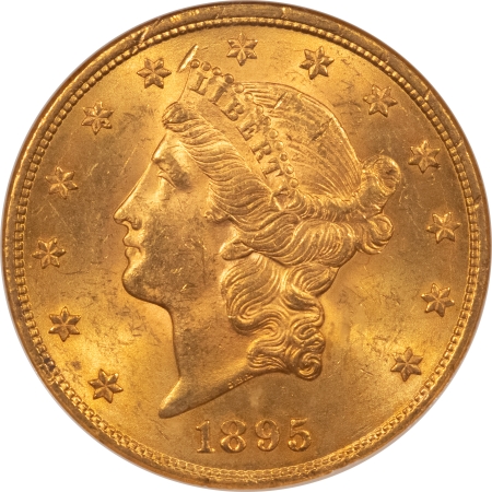 $20 1895 $20 LIBERTY GOLD DOUBLE EAGLE – NGC MS-61