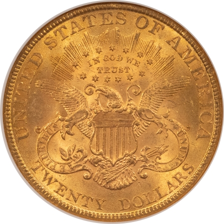 $20 1895 $20 LIBERTY GOLD DOUBLE EAGLE – NGC MS-61