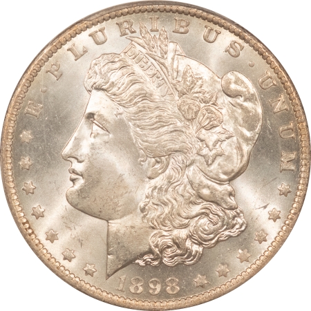 Morgan Dollars 1898-O $1 MORGAN DOLLAR – PCGS MS-66, FRESH WHITE & PREMIUM QUALITY! #33544587