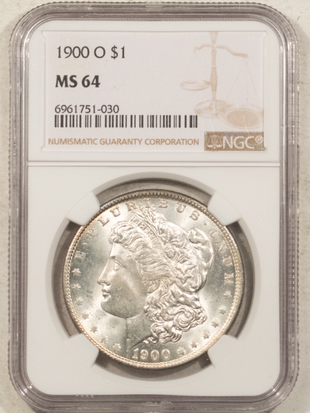 Morgan Dollars 1900-O $1 MORGAN DOLLAR – NGC MS-64, PREMIUM QUALITY! #6961751030