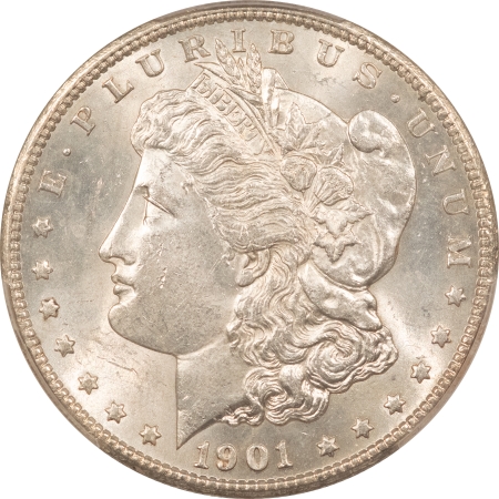 Morgan Dollars 1901-S $1 MORGAN DOLLAR – PCGS MS-62, WHITE & WELL-STRUCK!