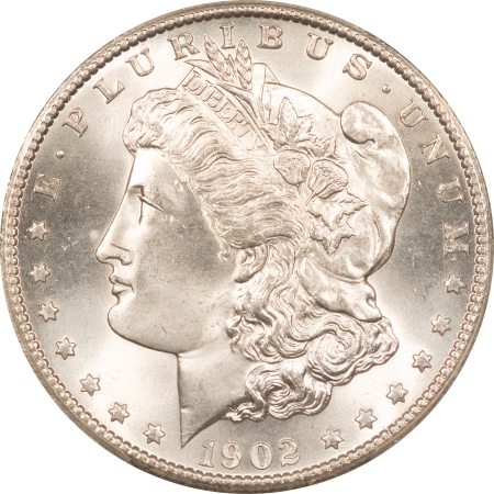 Morgan Dollars 1902-S $1 MORGAN DOLLAR – PCGS MS-66, BLAST WHITE & AMAZING! #36610766