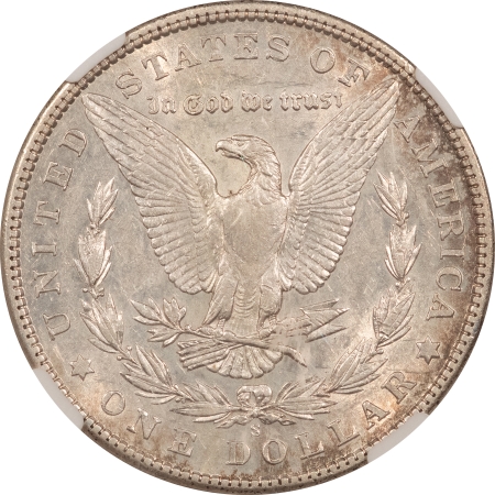 Morgan Dollars 1904-S $1 MORGAN DOLLAR – NGC AU-53, BLAST WHITE & WAS BETTER #6961751038