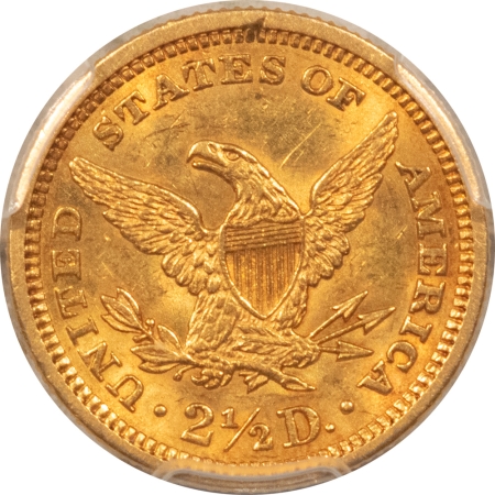 $2.50 1907 $2.50 LIBERTY GOLD QUARTER EAGLE – PCGS MS-64