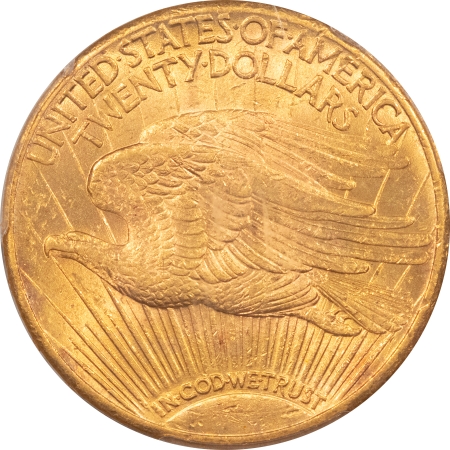 $20 1908-S $20 ST GAUDENS GOLD DOUBLE EAGLE – PCGS MS-62, PREMIUM QUALITY! #28539336