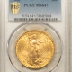 $20 1909-S $20 ST GAUDENS GOLD DOUBLE EAGLE – PCGS MS-64, FLASHY LUSTROUS #41528731