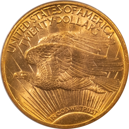 $20 1910-D $20 ST GAUDENS GOLD DOUBLE EAGLE – PCGS MS-63, CHOICE