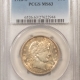 $1 1856 $1 GOLD DOLLAR, SLANTED 5 – PCGS AU-58