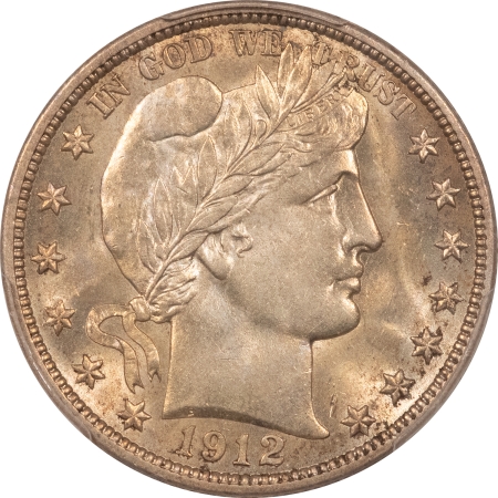 Barber Halves 1912-S BARBER HALF DOLLAR – PCGS MS-63, CHOICE!