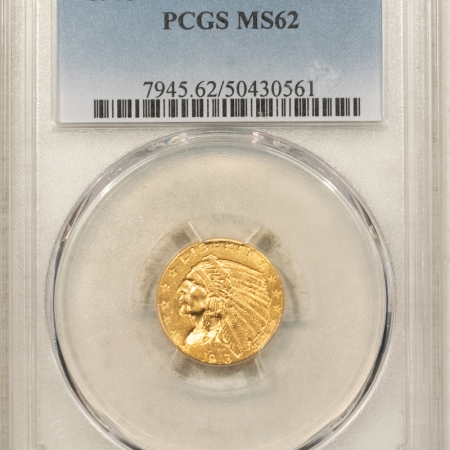 New Store Items 1913 $2.50 INDIAN GOLD QUARTER EAGLE – PCGS MS-62