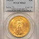 $20 1910-D $20 ST GAUDENS GOLD DOUBLE EAGLE – PCGS MS-63, CHOICE