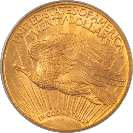 $20 1913-D $20 ST GAUDENS GOLD DOUBLE EAGLE – PCGS MS-63, CHOICE