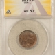 Liberty Seated Half Dimes 1862 SEATED LIBERTY HALF DIME – ANACS AU-50, PREMIUM QUALITY!