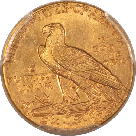 $2.50 1914-D $2.50 INDIAN GOLD QUARTER EAGLE – PCGS MS-64, TOUGH DATE, #82932522