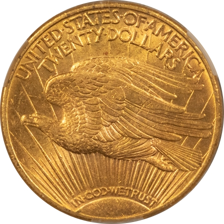 $20 1914-S $20 ST GAUDENS GOLD DOUBLE EAGLE – CACG MS-61, FLASHY & LUSTROUS