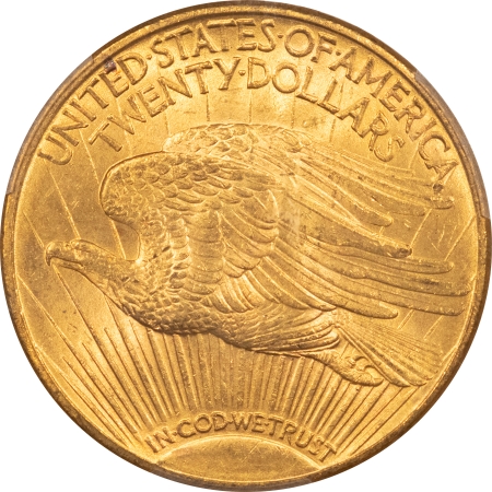 $20 1914-S $20 ST GAUDENS GOLD DOUBLE EAGLE – PCGS MS-65 LUSTROUS GEM, #45466619