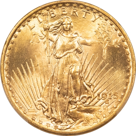 $20 1915-S $20 ST GAUDENS GOLD DOUBLE EAGLE – PCGS MS-66, #40498161