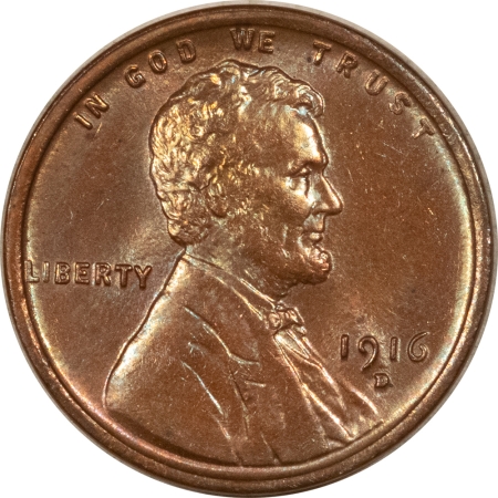 Lincoln Cents (Wheat) 1916-D LINCOLN CENT – PRETTY, UNCIRCULATED!