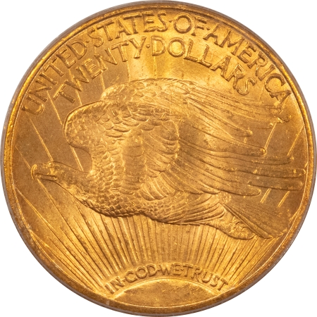 $20 1916-S $20 ST GAUDENS GOLD DOUBLE EAGLE – PCGS MS-65, GEM! POPULAR DATE!